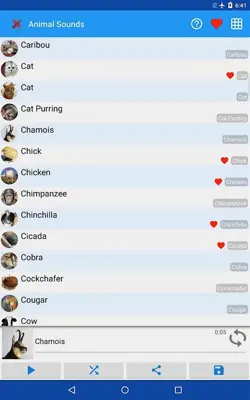 Animal Sounds android App screenshot 1